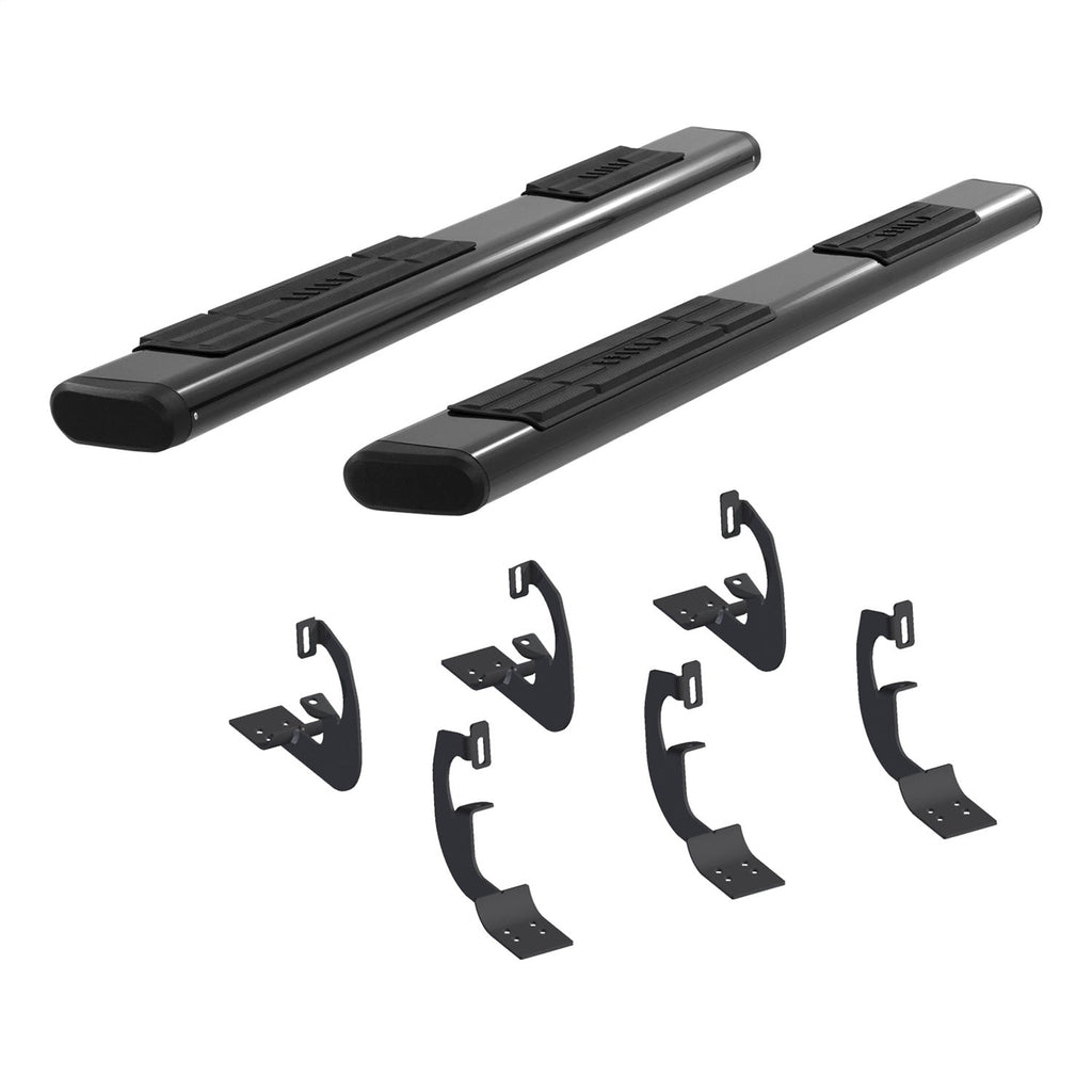 ARIES 4445013 ARIES 4445013 6 x 85-Inch Oval Black Aluminum Nerf Bars; Select Dodge Ram 1500 - Truck Part Superstore