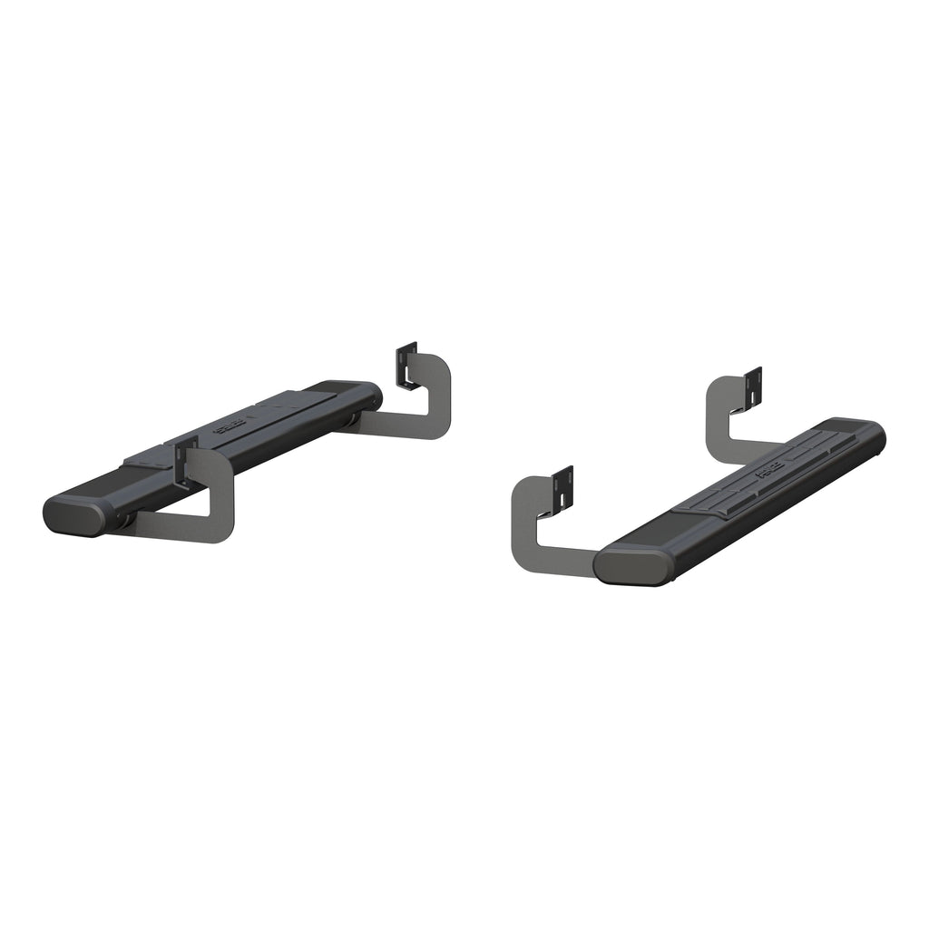 ARIES 4445017 ARIES 4445017 6 x 53-Inch Oval Black Aluminum Nerf Bars; Select Ford F-150 - Truck Part Superstore