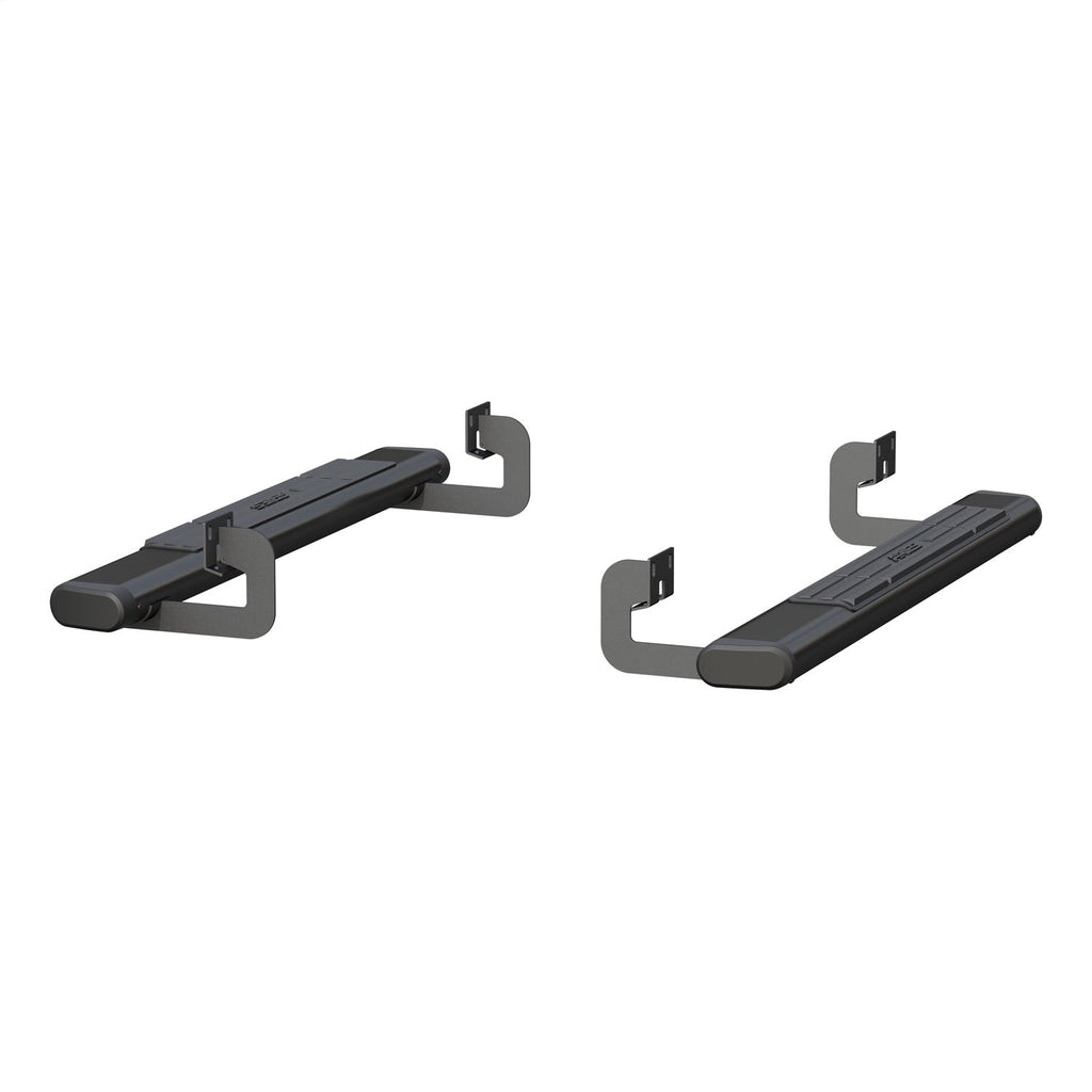ARIES 4445017 ARIES 4445017 6 x 53-Inch Oval Black Aluminum Nerf Bars; Select Ford F-150 - Truck Part Superstore
