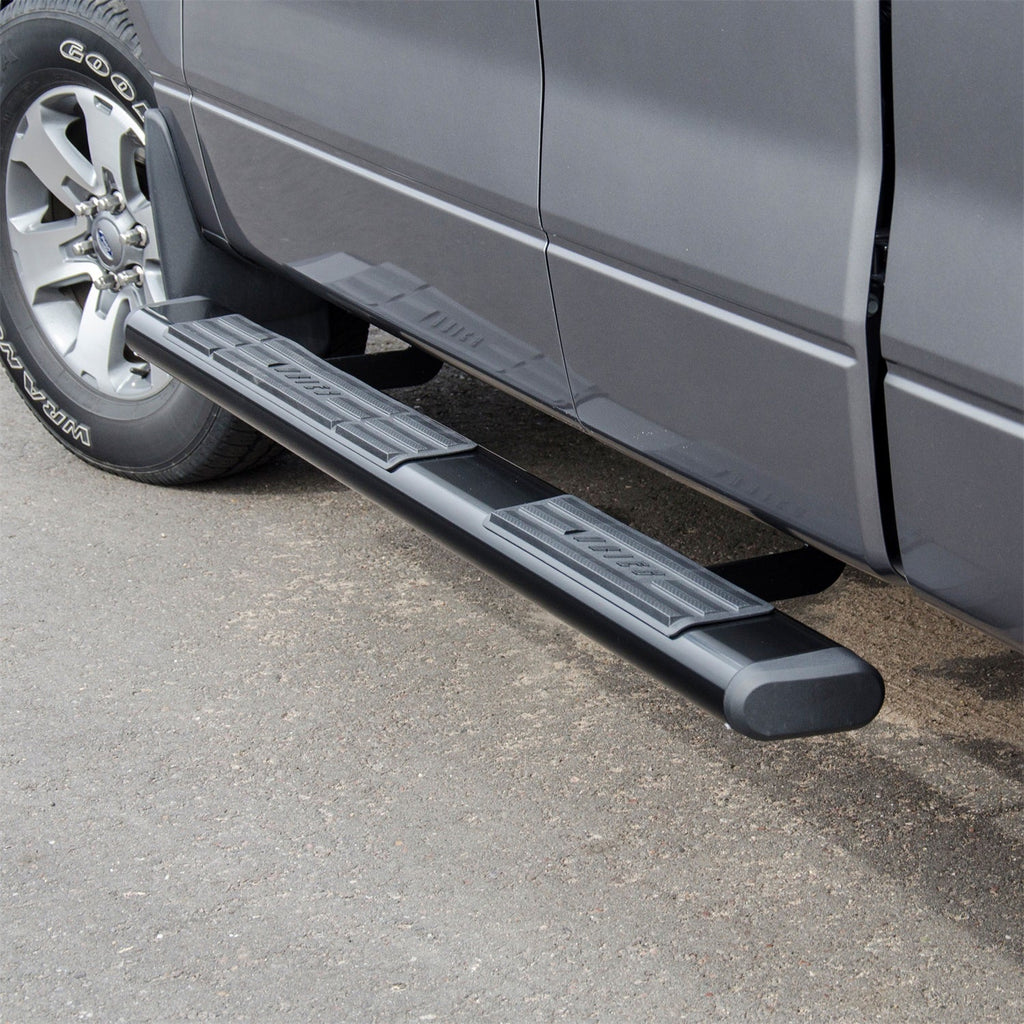 ARIES 4445019 ARIES 4445019 6 x 85-Inch Oval Black Aluminum Nerf Bars; Select Ford F-150 - Truck Part Superstore