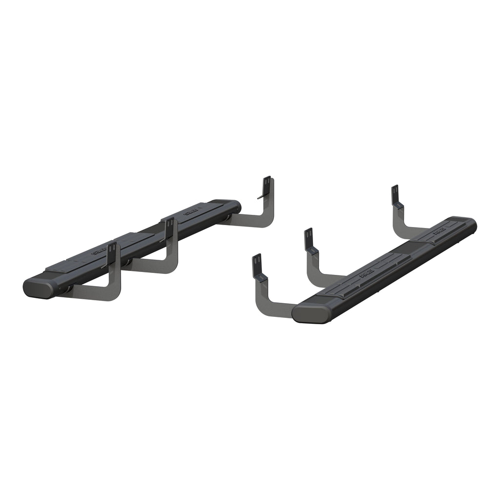 ARIES 4445034 ARIES 4445034 6 x 75-Inch Oval Black Aluminum Nerf Bars; Select Nissan Titan - Truck Part Superstore