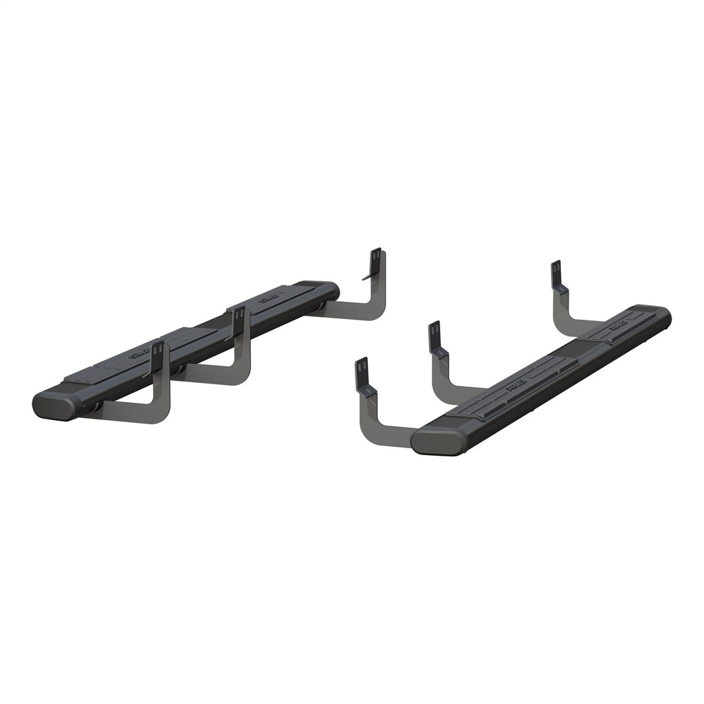 ARIES 4445034 ARIES 4445034 6 x 75-Inch Oval Black Aluminum Nerf Bars; Select Nissan Titan - Truck Part Superstore