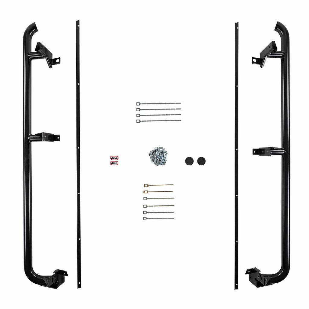 ARB 4450210 Deluxe Rock Sliders for Select Jeep Wrangler, Jeep Wrangler JK