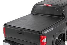 Load image into Gallery viewer, Rough Country 41714551A Soft Tri-Fold Tonneau Bed Cover for Select Toyota Tundra