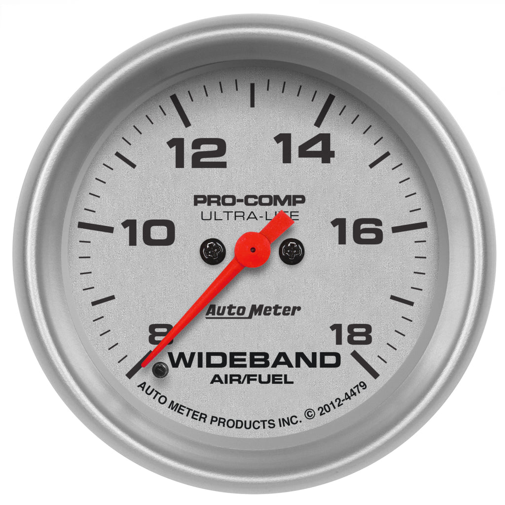 AutoMeter 4479 GAUGE, AIR/FUEL RATIO-WIDEBAND, ANALOG, 2 5/8", 8:1-18:1, STEPPER MOTOR, UL