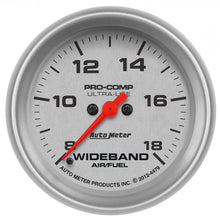 Load image into Gallery viewer, AutoMeter 4479 GAUGE, AIR/FUEL RATIO-WIDEBAND, ANALOG, 2 5/8", 8:1-18:1, STEPPER MOTOR, UL