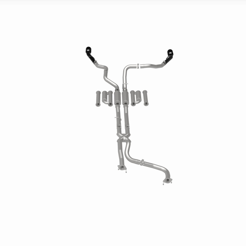 MagnaFlow Exhaust Products 19552 xMOD Series Black Coated Tips Cat-Back System for Select Ram
