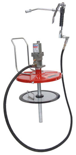 Lincoln Industrial 4489 Grease Pump Assembly for 25-50 lbs. Pails, 40:1 Ratio, Single-Acting, Air-Operated, Maximum Output Pressure 4000 PSI
