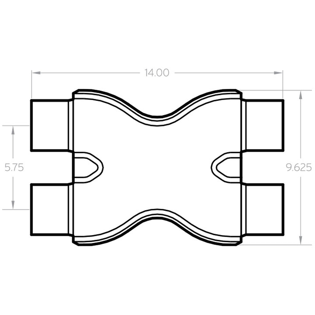 MagnaFlow Exhaust Products 10792 Exhaust X-Pipe - 3.00in.
