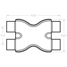 Load image into Gallery viewer, MagnaFlow Exhaust Products 10792 Exhaust X-Pipe - 3.00in.