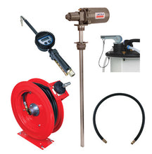 Load image into Gallery viewer, Lincoln Industrial 4493 Value Series Pump, Reel and Meter Package, 3.5:1 Ratio