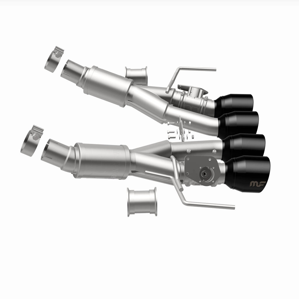MagnaFlow Exhaust Products 19581 NEO Series Black Chrome Tips Axle Back System for Select Chevrolet Corvette