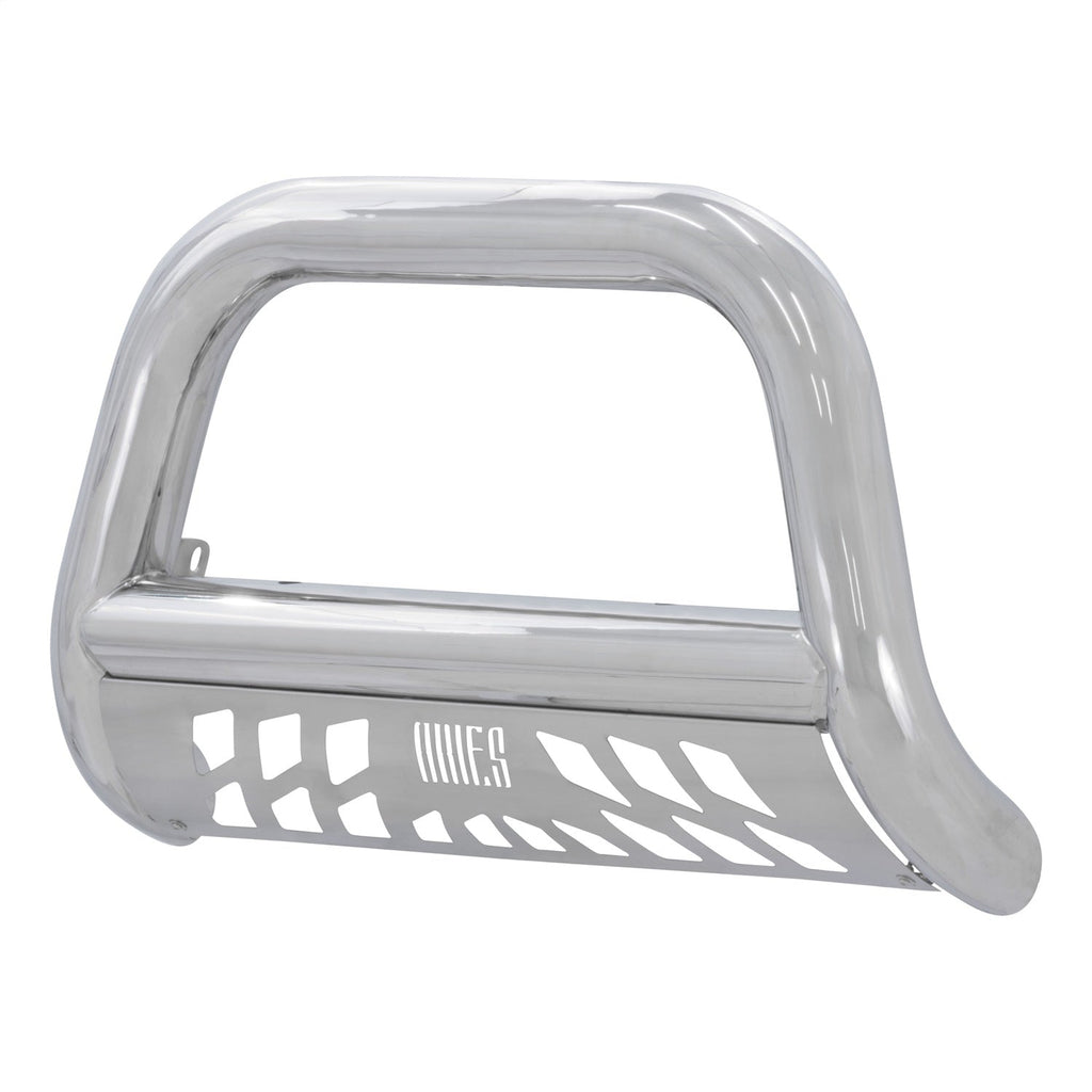 ARIES 45-4012 Big Horn 4in. Polished Stainless Bull Bar; Select Silverado; Sierra 1500 - Truck Part Superstore