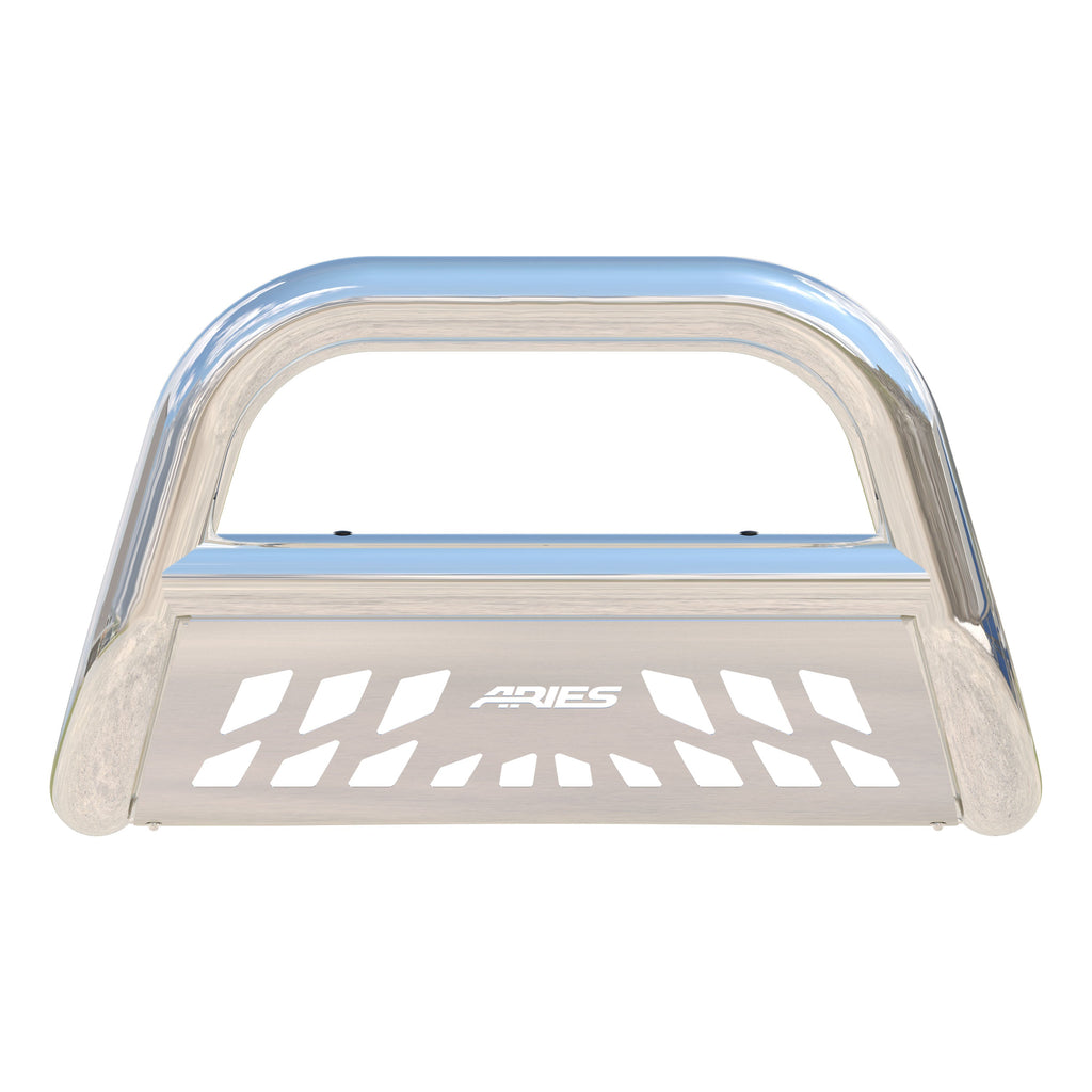 ARIES 45-4016 Big Horn 4" Polished Stainless Bull Bar, Select Chevrolet, GMC - Truck Part Superstore