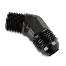 Load image into Gallery viewer, 45-Degree--8-An-To-38-Inch-Npt-Adapter---Black