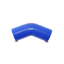 Load image into Gallery viewer, 45-Degree-Silicone-Elbow-5.00In-Id-X-4.00In-Leg-Length---Blue
