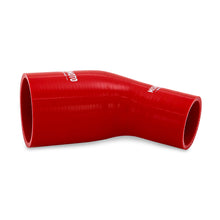 Load image into Gallery viewer, 45-Degree-Silicone-Transition-Coupler,-1.75-In-To-2.50-In,-Red
