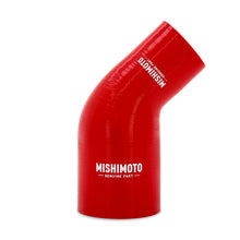 Load image into Gallery viewer, 45-Degree-Silicone-Transition-Coupler,-1.75-In-To-2.50-In,-Red