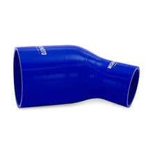 Load image into Gallery viewer, 45-Degree-Silicone-Transition-Coupler,-2.50-In-To-4.00-In,-Blue
