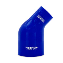 Load image into Gallery viewer, 45-Degree-Silicone-Transition-Coupler,-2.50-In-To-4.00-In,-Blue