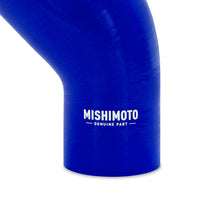 Load image into Gallery viewer, 45-Degree-Silicone-Transition-Coupler,-3.00-In-To-4.00-In,-Blue