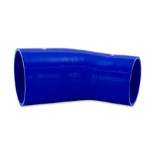 Load image into Gallery viewer, 45-Degree-Silicone-Transition-Coupler,-3.00-In-To-4.00-In,-Blue