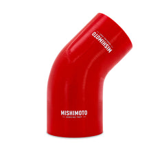 Load image into Gallery viewer, 45-Degree-Silicone-Transition-Coupler,-3.00-In-To-4.00-In,-Red