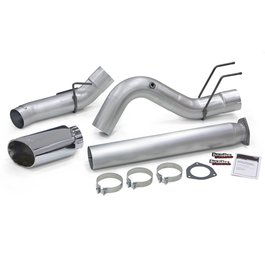 ~(45-Lbs.-40X18x14)~-Monster-Exhaust-5.0-Single-2017-2020-Ford-6.7L-W-Sidekick-SS-Chrome-Tip