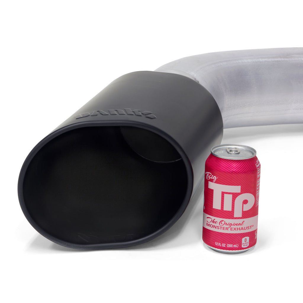 ~(45-Lbs.-40X18x14)~-Monster-Exhaust-5.0-Single-2017-2020-Ford-6.7L-W-Sidekick-SS-Black-Tip