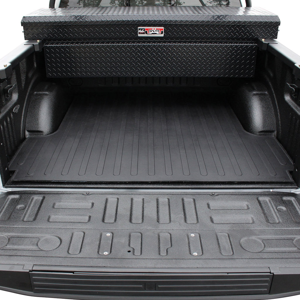 ~(45-Lbs.-64X8x8)~-Truck-Bed-Mat-Black-F-150-2015-2019-(6.5Ft-Bed)