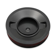 Load image into Gallery viewer, 4500-Drop-Base-Air-Cleaner-Black-W3-Red-Washable-Gauze-Filter