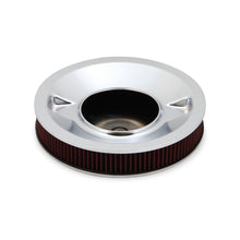 Load image into Gallery viewer, 4500-Drop-Base-Air-Cleaner-Chrome-W3-Red-Washable-Gauze-Filter