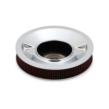 Load image into Gallery viewer, 4500-Drop-Base-Air-Cleaner-Chrome-W3-Red-Washable-Gauze-Filter