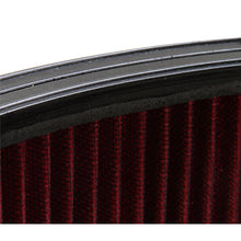 Load image into Gallery viewer, 4500-Drop-Base-Air-Cleaner-Chrome-W3-Red-Washable-Gauze-Filter