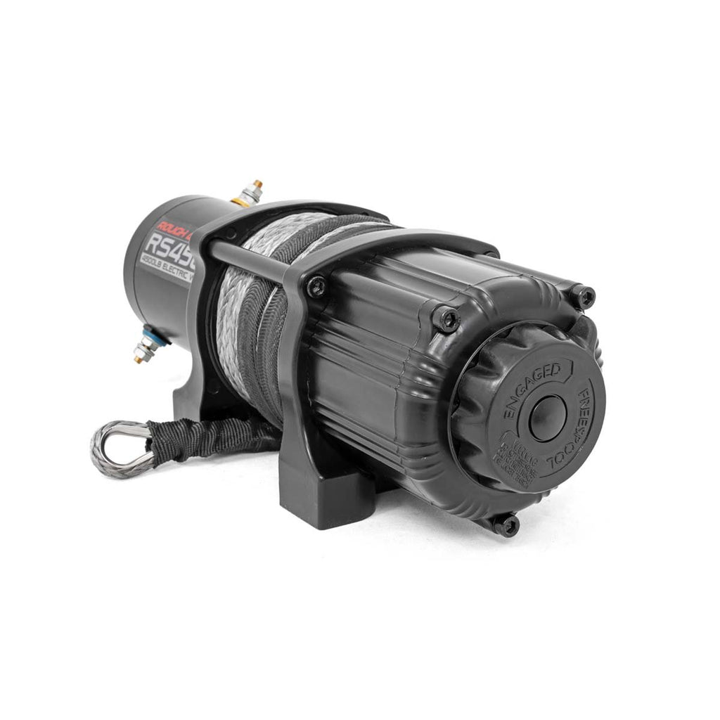 4500-Lb-UtvAtv-Electric-Winch-WSynthetic-Rope-Rough-Country
