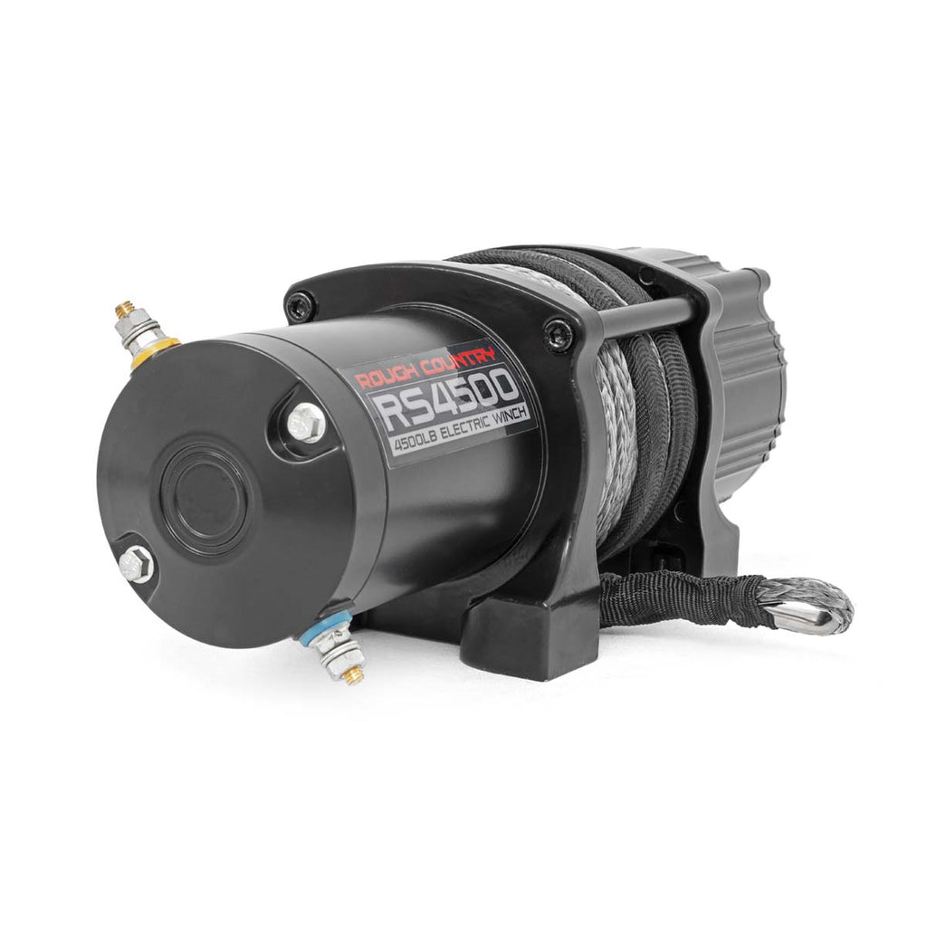 4500-Lb-UtvAtv-Electric-Winch-WSynthetic-Rope-Rough-Country