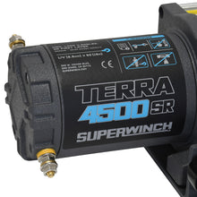 Load image into Gallery viewer, 4500-Lbs-12V-Dc-14In-X-50Ft-Synthetic-Rope-Terra-4500Sr-Winch---Gray-Wrinkle