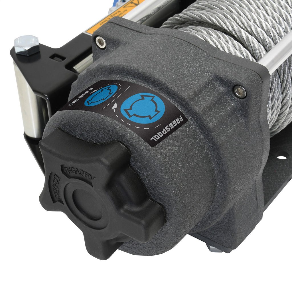 4500-Lbs-12V-Dc-1564In-X-50Ft-Steel-Rope-Terra-4500-Winch---Gray-Wrinkle