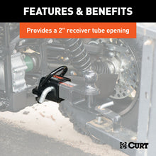 Load image into Gallery viewer, CURT 45006 Bolt-On ATV Tongue Adapter with 2" Receiver