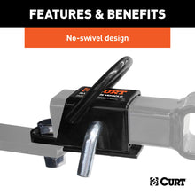Load image into Gallery viewer, CURT 45006 Bolt-On ATV Tongue Adapter with 2" Receiver