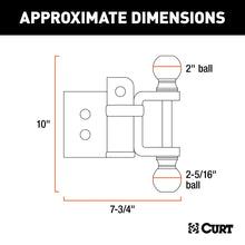 Load image into Gallery viewer, CURT 45008 Replacement Adjustable Multipurpose Ball Mount Head (Fits #45049)