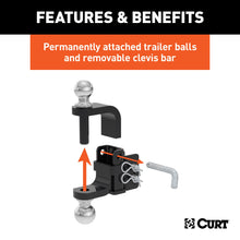 Load image into Gallery viewer, CURT 45008 Replacement Adjustable Multipurpose Ball Mount Head (Fits #45049)