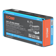 Load image into Gallery viewer, CURT 45009 3-in-1 ATV Ball Mount with 2" Shank and 2" Trailer Ball