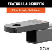 Load image into Gallery viewer, CURT 45010 Class 3 Ball Mount (2" Shank, 7,500 lbs., 2" Drop, 8-1/4" Long)