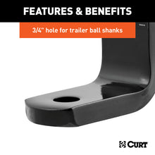 Load image into Gallery viewer, CURT 45028 Class 1 Ball Mount (1-1/4" Shank, 2,000 lbs., 6" Drop, 5-9/16" Long)