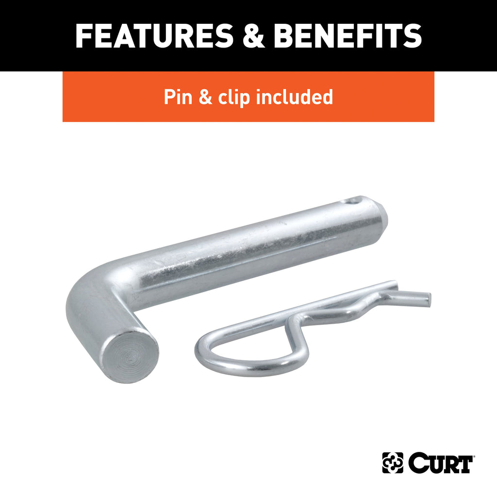 CURT 45036 Loaded Ball Mount with 2" Ball (2" Shank, 7,500 lbs., 2" Drop)