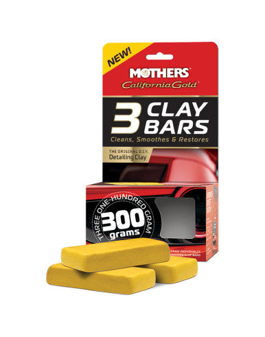 Mothers 37242 California Gold® Clay Bars - 3 Pack