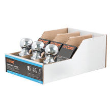 Load image into Gallery viewer, CURT 45037 Loaded Ball Mounts with 2" Balls (2" Shank, 7,500 lbs., 2" Drop, 3-Pack)