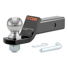 Load image into Gallery viewer, CURT 45041 Loaded Ball Mount with 2-5/16" Ball (2" Shank, 7,500 lbs., 2" Drop)