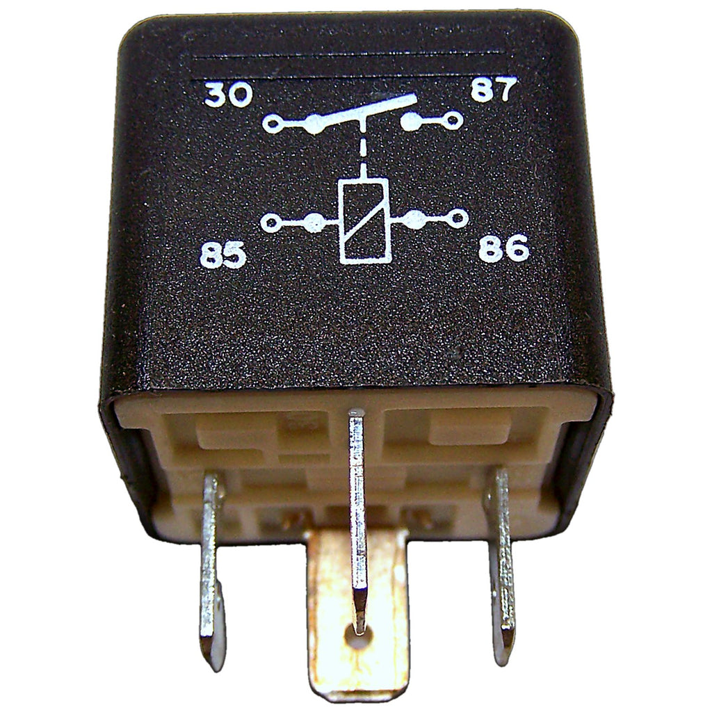 Crown Automotive Jeep Replacement 4504215 Relay for Select 82-05 Jeep CJs, YJ, XJ, MJ, SJ, J-Series & Chrysler PT Cruiser